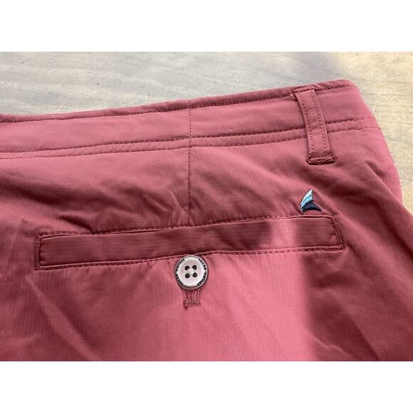 Tailor Vintage Men's 38 Shorts Red New Canaan Slim Fit Stretch - Picture 5 of 9